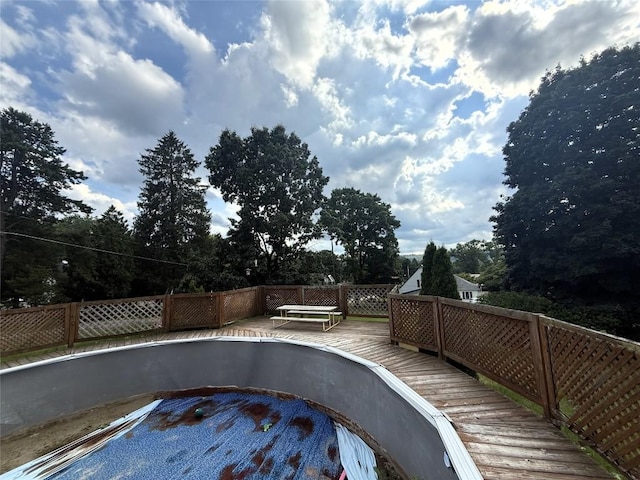 10537 Franklin Pike, Meadville, PA 16335 - view of pool featuring a deck and view of wooded area