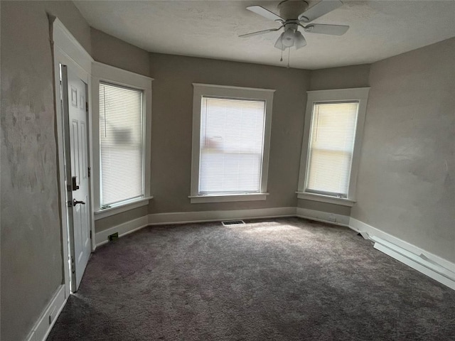 917 Walnut St, Erie, PA 16502 - carpeted spare room with ceiling fan and baseboards
