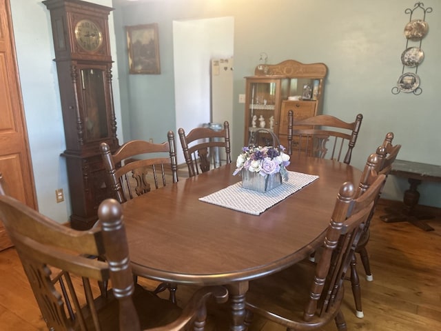 495 E Jamestown Rd, Greenville, PA 16125 - dining area with wood finished floors