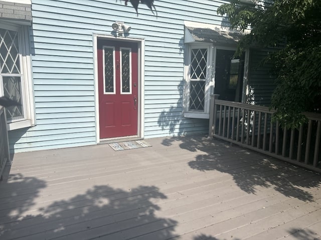 495 E Jamestown Rd, Greenville, PA 16125 - view of wooden terrace
