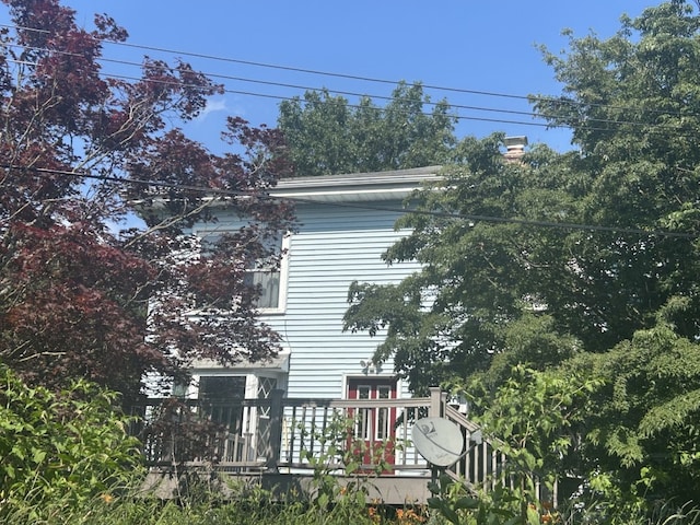 495 E Jamestown Rd, Greenville, PA 16125 - view of home's exterior featuring a deck