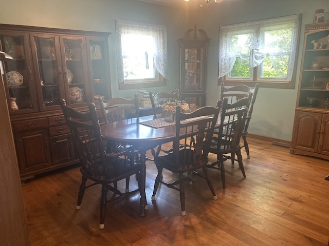 495 E Jamestown Rd, Greenville, PA 16125 - dining space with light wood-type flooring