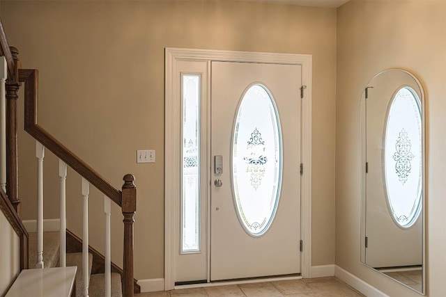 2861 S Birch Run, Millcreek, PA 16506 - entryway featuring stairway and baseboards