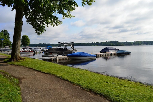 105 Hickory St, Edinboro, PA 16412 - dock area with a water view