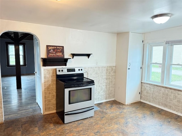 kitchen with electric stove