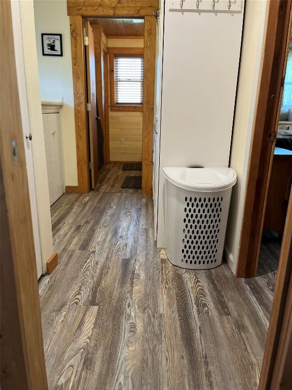 8766 Quaker Ln, Espyville, PA 16424 - hall with wood finished floors