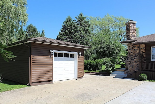 6361 Cherry Ext, Erie, PA 16509 - garage featuring concrete driveway