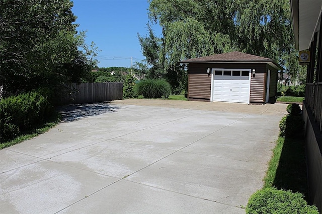 6361 Cherry Ext, Erie, PA 16509 - detached garage with concrete driveway