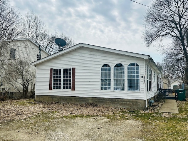 view of property exterior