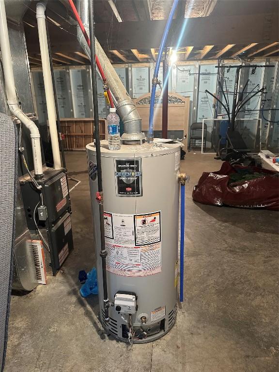 utilities with gas water heater