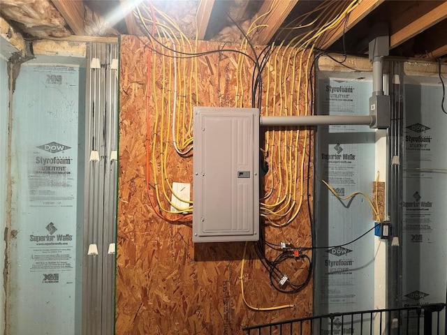 utilities with electric panel