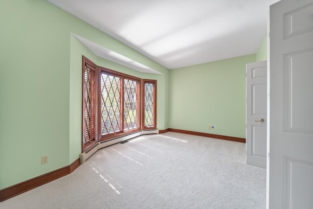 100 Fox Hollow Ln, Harborcreek, PA 16511 - carpeted empty room featuring baseboards and baseboard heating