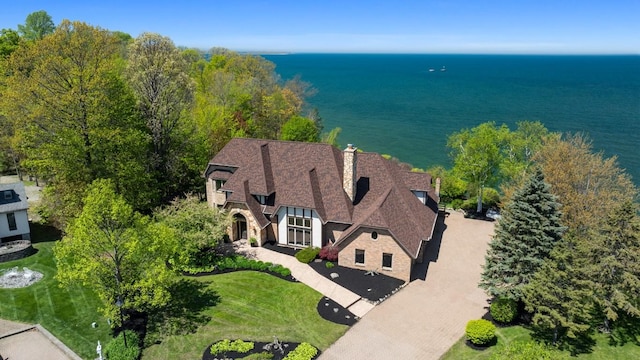 100 Fox Hollow Ln, Harborcreek, PA 16511 - aerial view of property and surrounding area featuring a nearby body of water