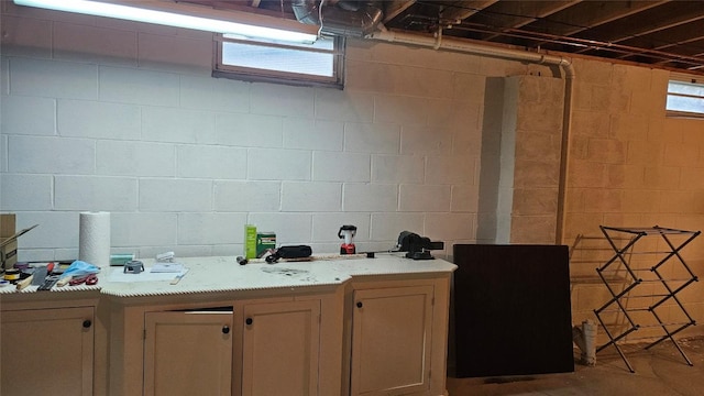 6007 Marble Ln, Fairview, PA 16415 - kitchen featuring light countertops and concrete floors