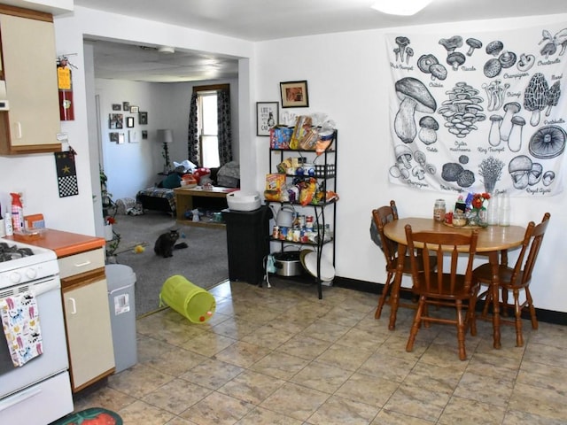 dining room with baseboards