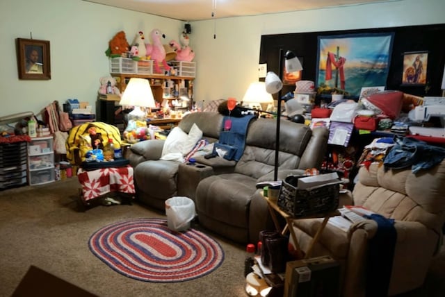 17315 Phelps Rd, Linesville, PA 16424 - view of carpeted living area