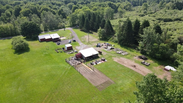 17315 Phelps Rd, Linesville, PA 16424 - aerial overview of property's location featuring a forest