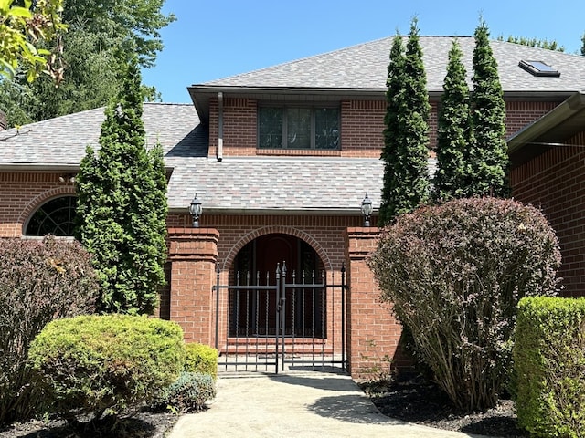 view of front of home