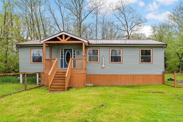 2629 River Dr, Jamestown, PA 16134 - view of front of property featuring a metal roof
