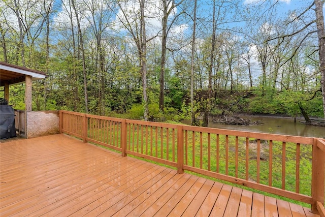 2629 River Dr, Jamestown, PA 16134 - deck with a water view