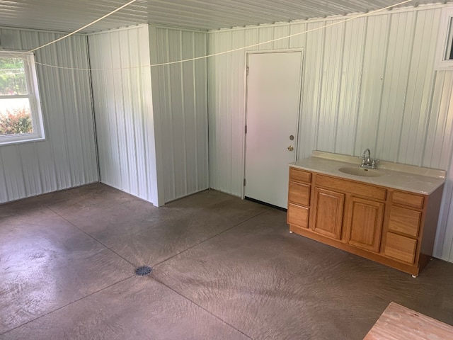 5511 Lake Rd, Atlantic, PA 16111 - bathroom with vanity and concrete flooring