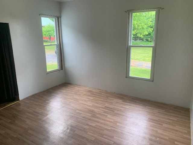 5511 Lake Rd, Atlantic, PA 16111 - empty room with wood finished floors