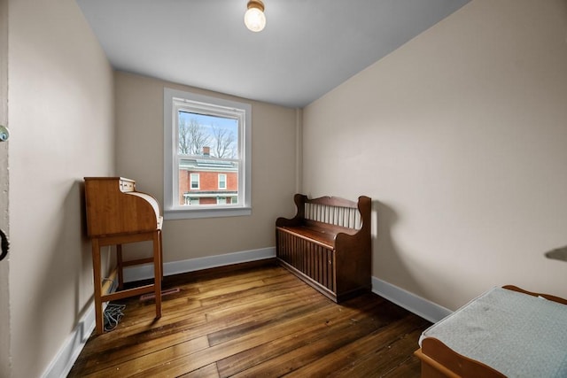 interior space featuring hardwood / wood-style floors