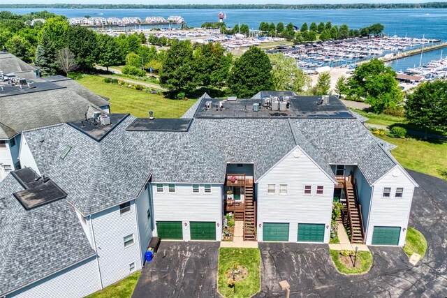 634 W 2nd St Unit 306, Erie, PA 16507 - view of subject property featuring a large body of water and numerous boat docks