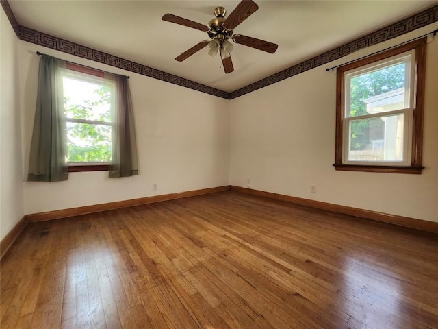 3829 Parade Blvd, Erie, PA 16504 - unfurnished room with light wood-type flooring and ceiling fan