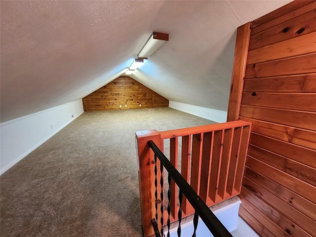 3829 Parade Blvd, Erie, PA 16504 - bonus room with lofted ceiling, wooden walls, and carpet