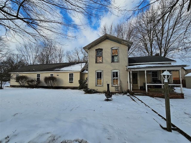 view of front of home featuring a porch