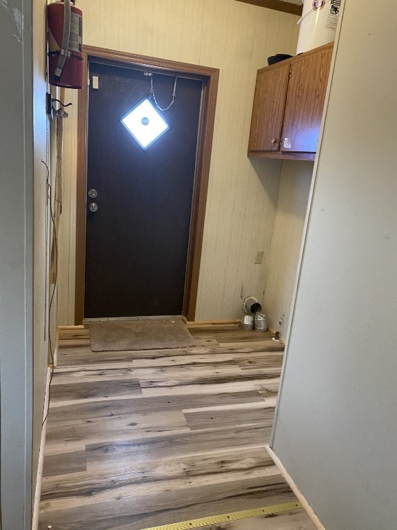 entryway featuring hardwood / wood-style floors