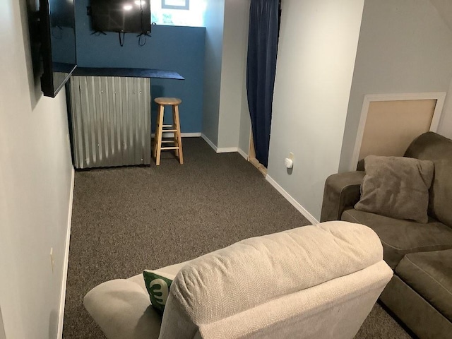 3322 Parade St, Erie, PA 16504 - living room featuring carpet flooring and baseboards