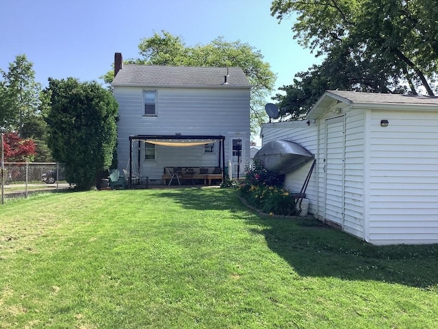 3322 Parade St, Erie, PA 16504 - back of house featuring a chimney