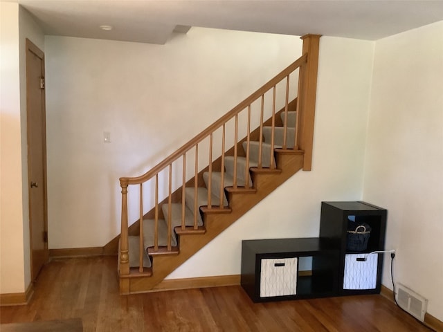 3322 Parade St, Erie, PA 16504 - stairs with wood finished floors and baseboards