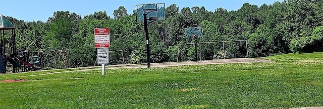 21 Ridgewood Dr, Erie, PA 16426 - view of basketball court featuring a lawn