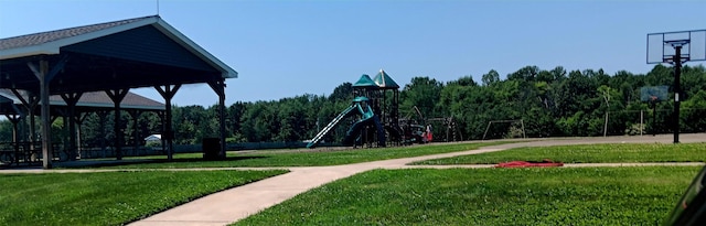 21 Ridgewood Dr, Erie, PA 16426 - view of playground featuring a lawn and a view of trees