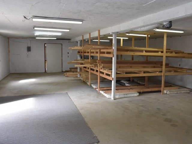 view of basement