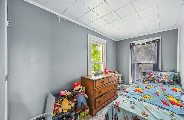 406 Spring St, Jamestown, PA 16134 - bedroom with ornamental molding