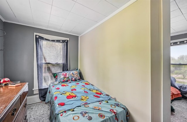 406 Spring St, Jamestown, PA 16134 - bedroom with crown molding