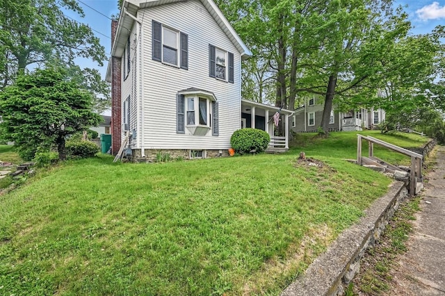 406 Spring St, Jamestown, PA 16134 - view of property exterior with a yard