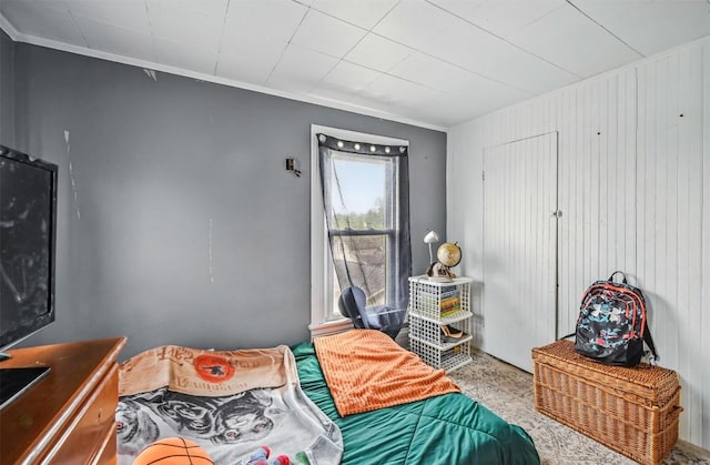 406 Spring St, Jamestown, PA 16134 - bedroom with ornamental molding