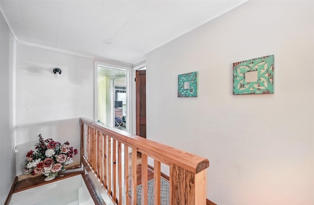 406 Spring St, Jamestown, PA 16134 - hallway featuring an upstairs landing