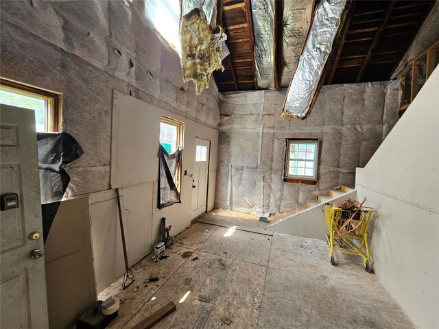 448 W 19th St, Erie, PA 16502 - foyer featuring stairway and a high ceiling