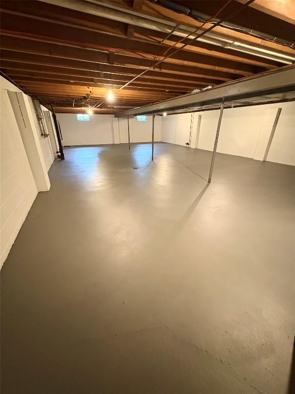 3322 Patio Dr, Millcreek, PA 16506 - view of unfinished below grade area