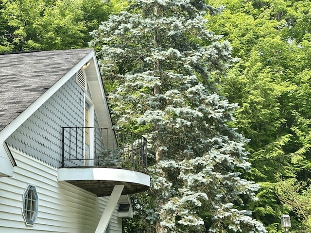 99 N Forest Ave, Meadville, PA 16335 - exterior view of roof with shingles and a forest