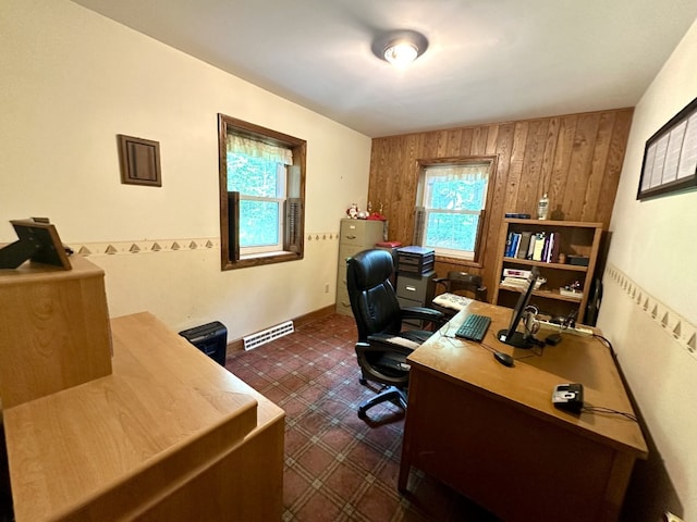 99 N Forest Ave, Meadville, PA 16335 - home office featuring wood walls