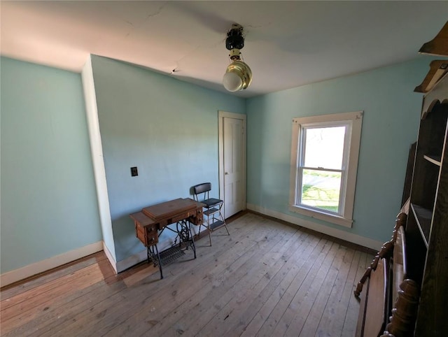 15916 Airport Rd, Linesville, PA 16424 - office space with hardwood / wood-style floors and baseboards
