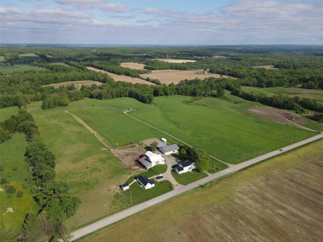15916 Airport Rd, Linesville, PA 16424 - aerial view of property's location featuring rural landscape