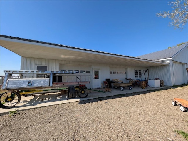 15916 Airport Rd, Linesville, PA 16424 - back of property featuring a garage and driveway